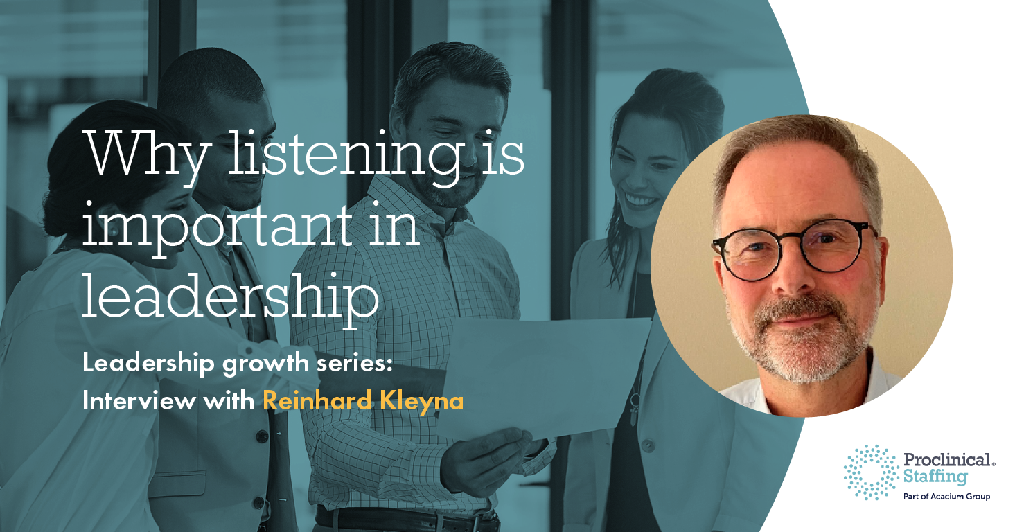 Why listening is important in leadership | Reinhard Kleyna