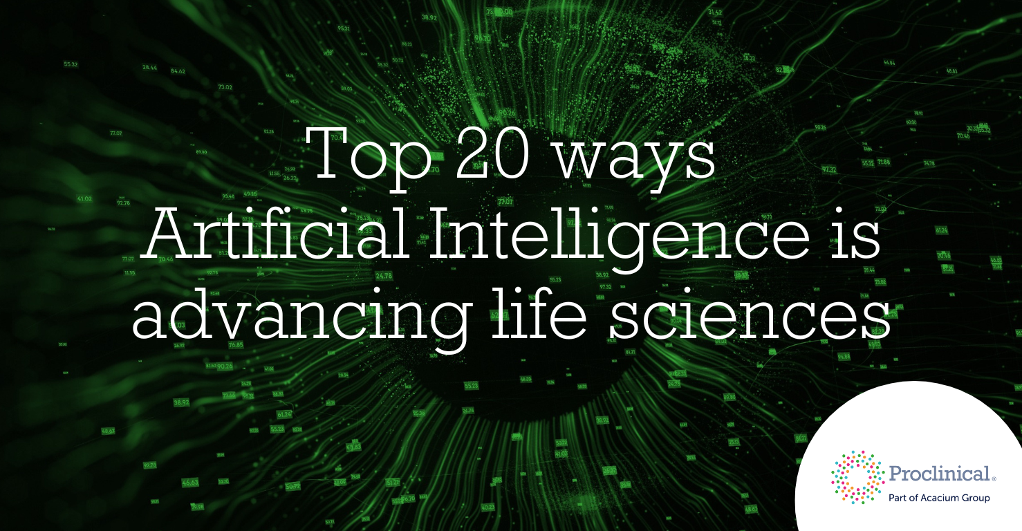 20 ways Artificial Intelligence is advancing life sciences
