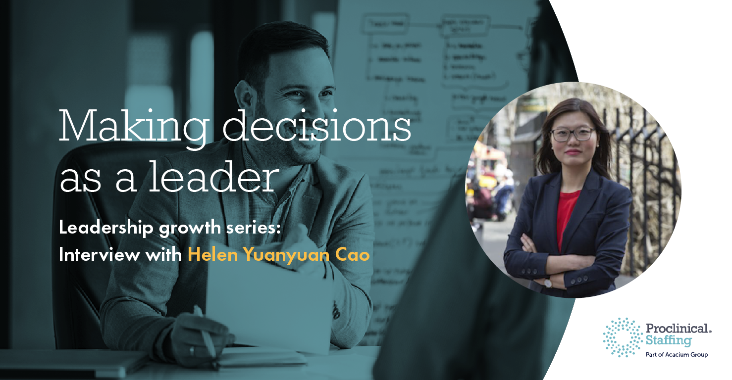 Decisions in leadership with Helen Yuanyuan Cao