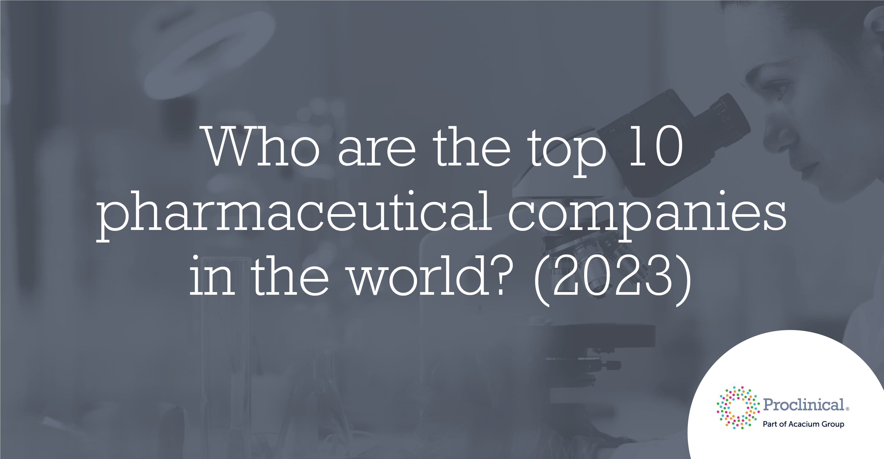 Who are the top medical devices companies in the world 2023