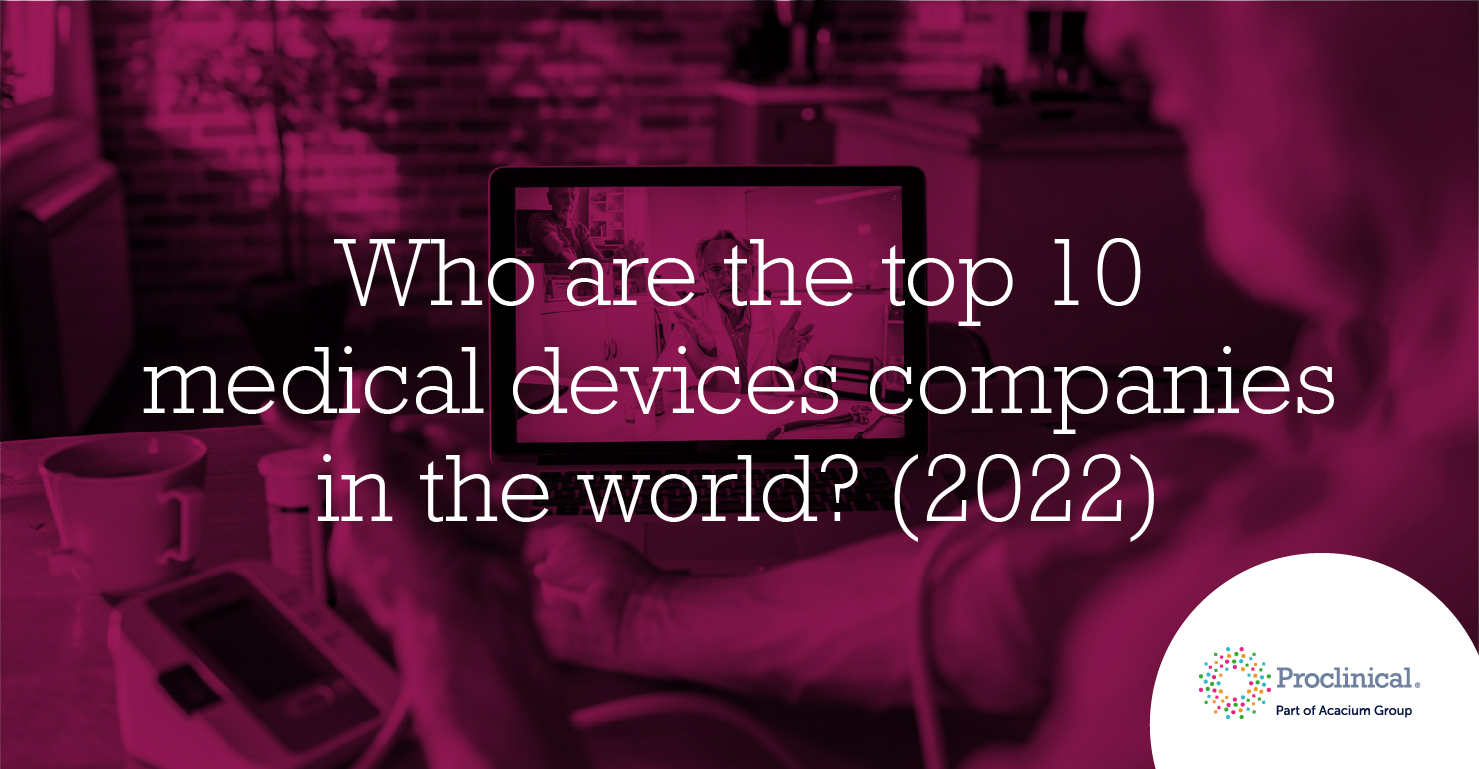 Who are the top medical devices companies in the world 2022