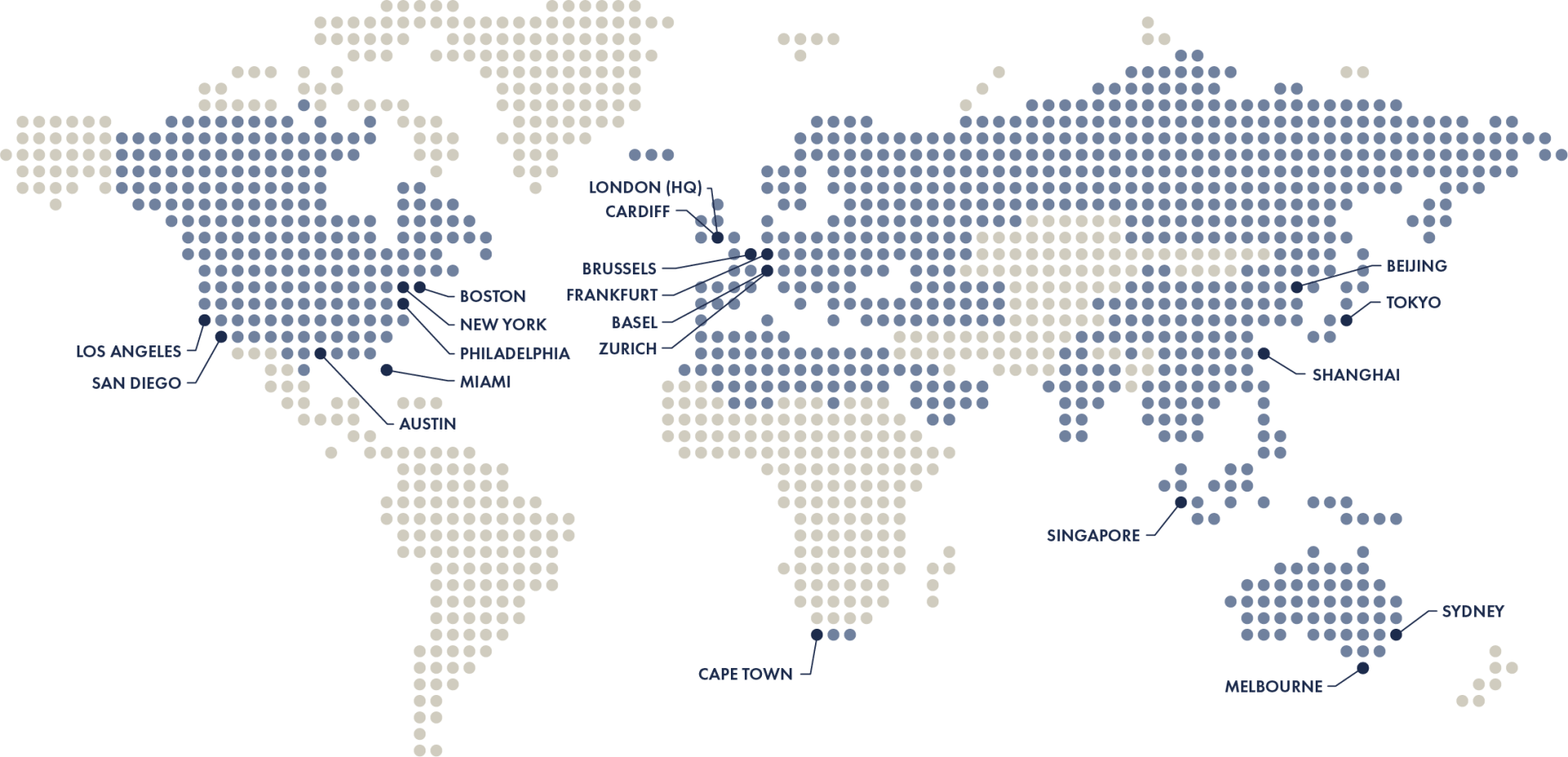 Proclinical's international office locations