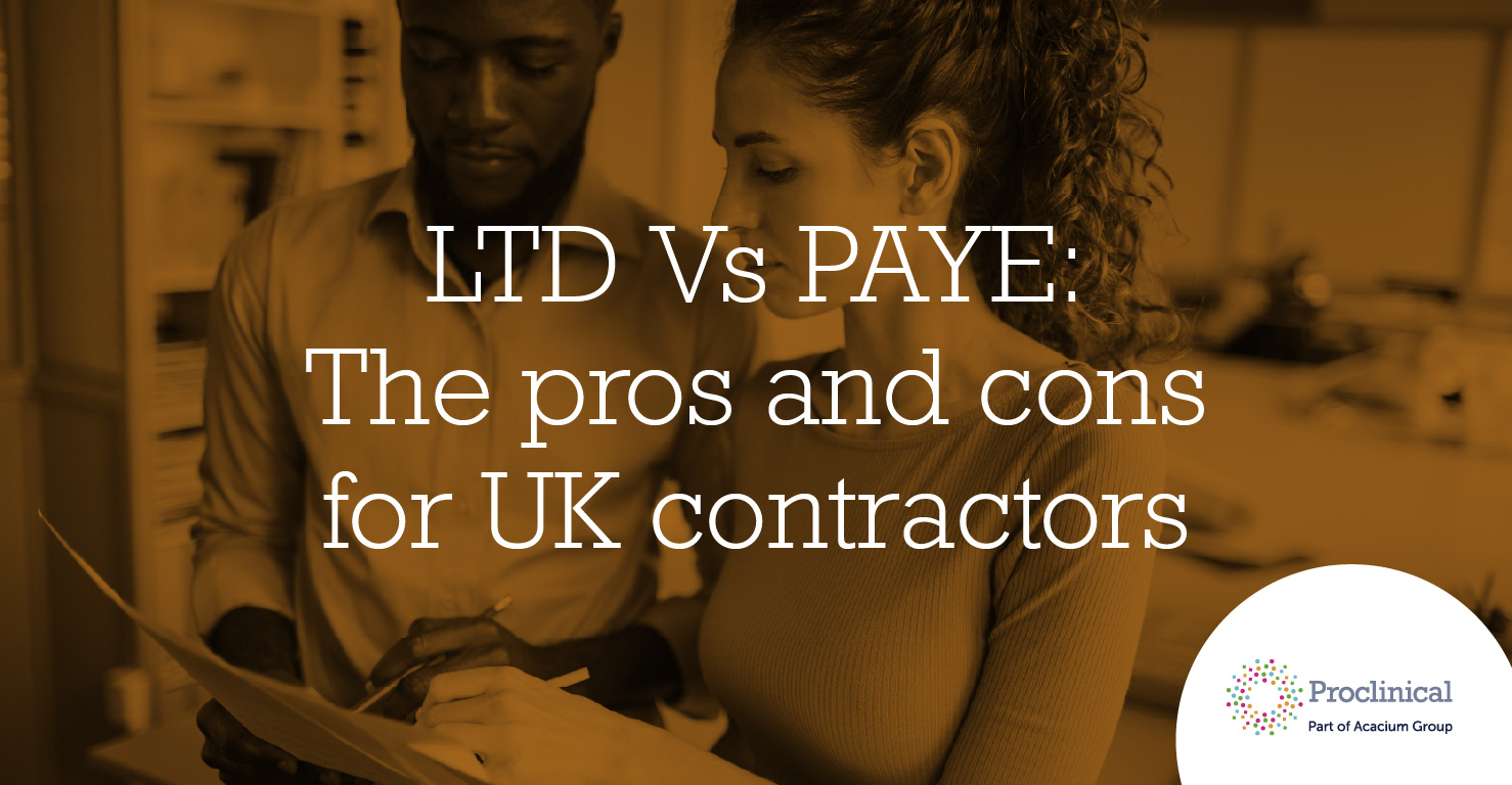 LTD Vs PAYE pros and cons for UK contractors