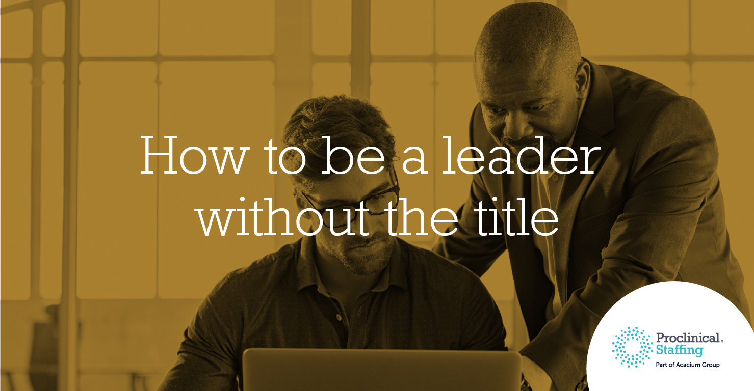 How can you be a leader without the title