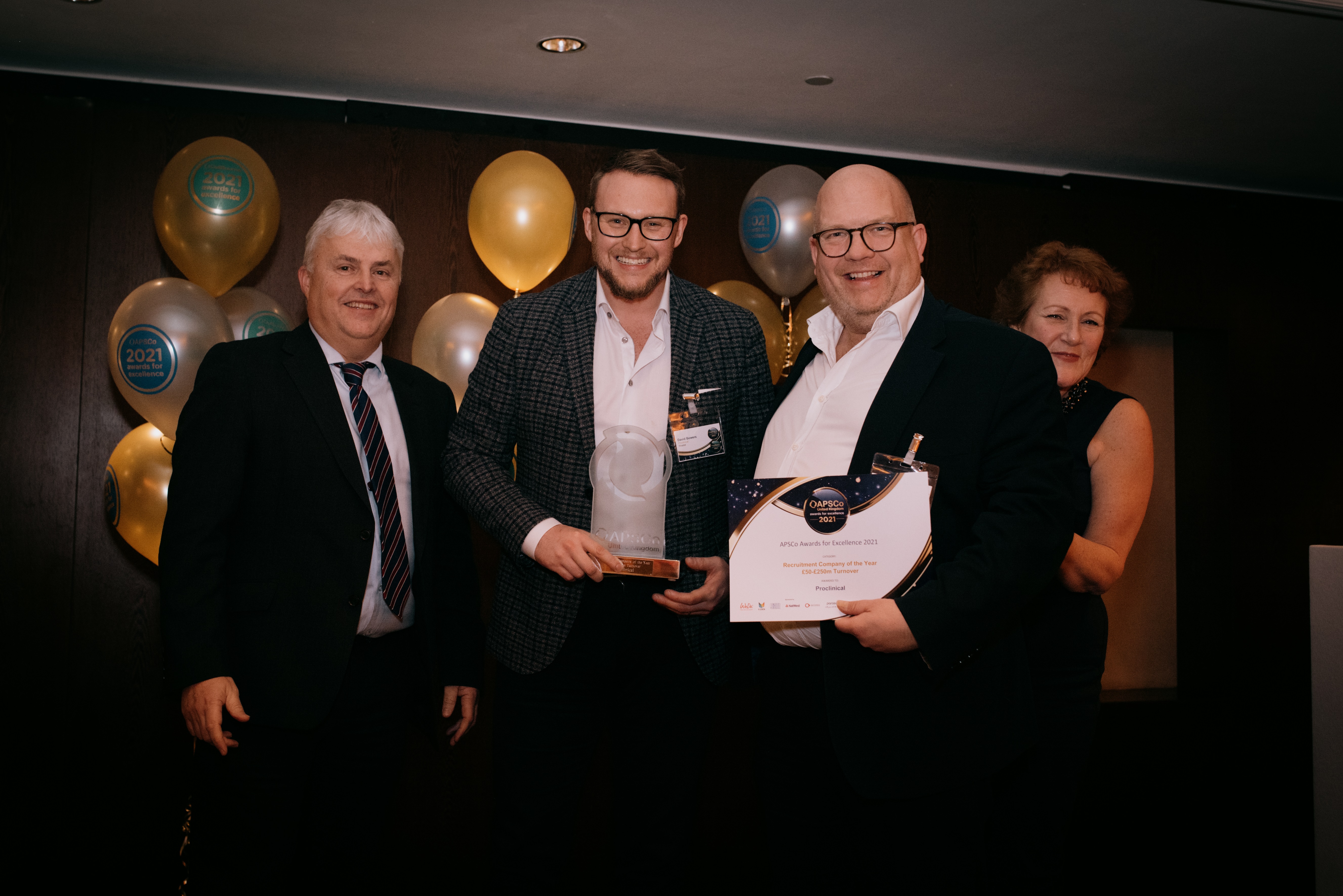 Proclinical celebrates being named Recruitment Company of the Year 2021