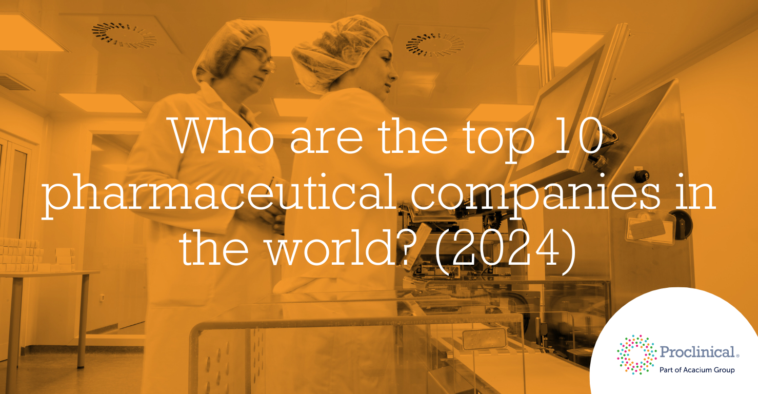 Top 10 pharmaceutical companies in the world 2024