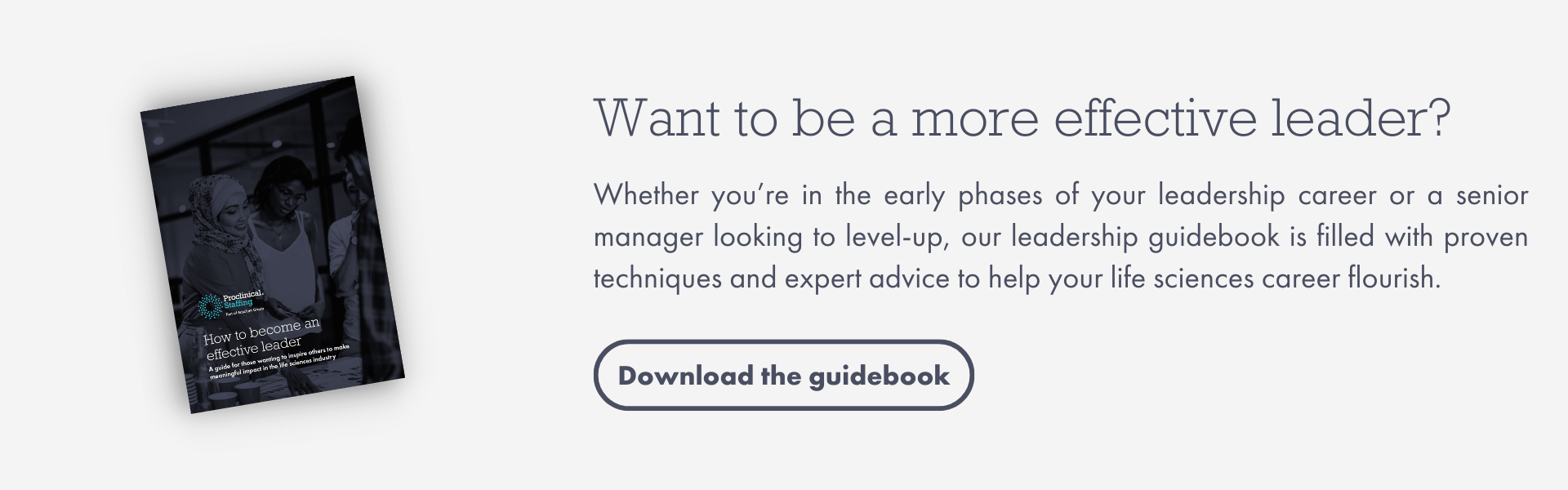 Life science leadership guide