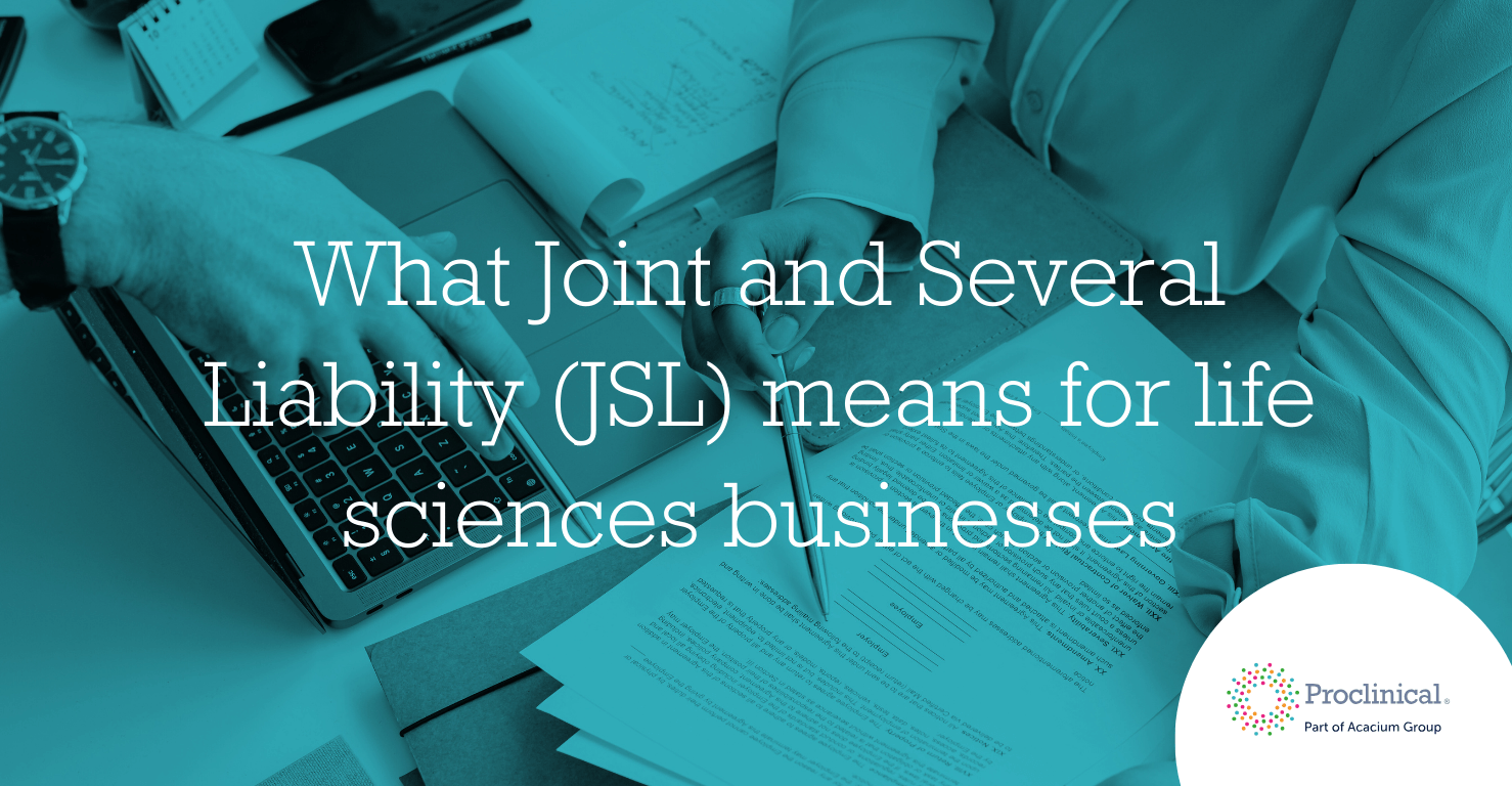 What Joint and Several Liability (JSL) means for life sciences businesses