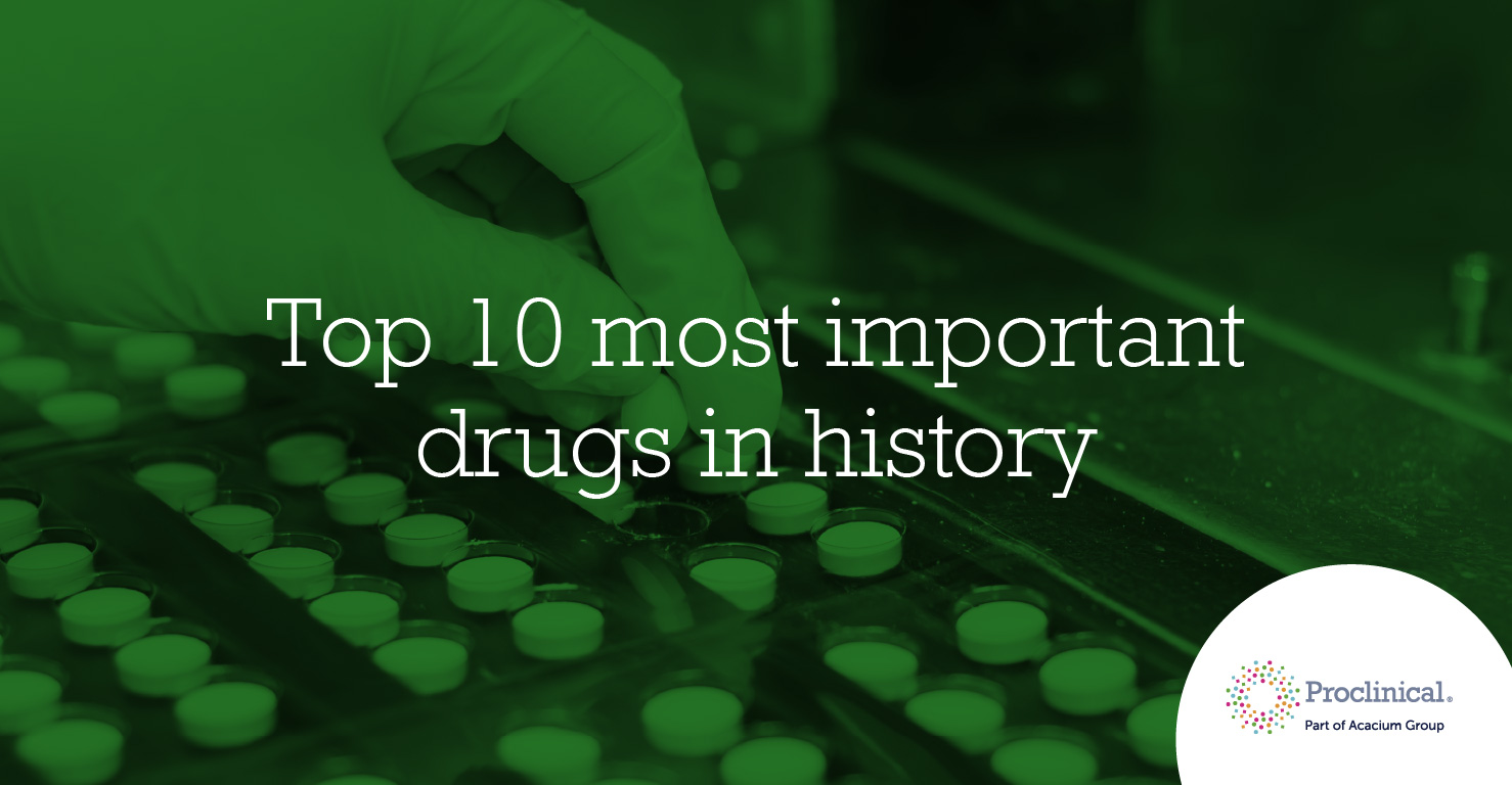Top 10 most important drugs in history