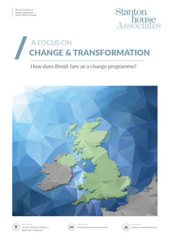 How does Brexit fare as a change programme?