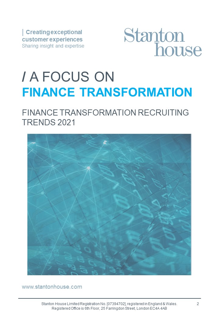 Finance Transformation Recruiting Trends 2021