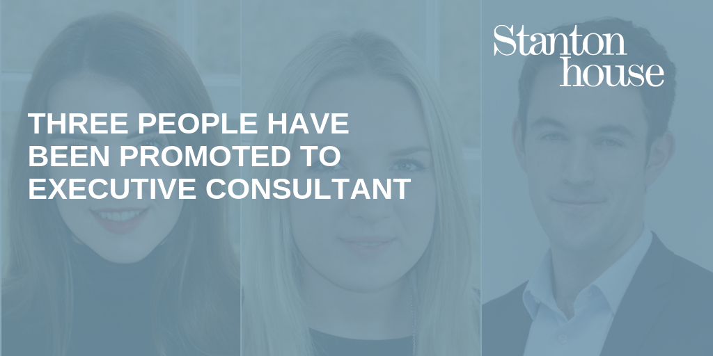 Three people have been promoted to Executive Consultant