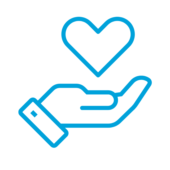 Icon of a person next to a first aid symbol indicating the benefit Critical illness Tax-free cash payout