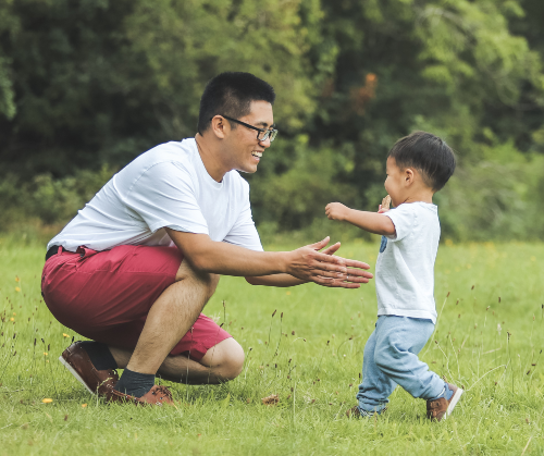 Photo of Wenxin with child