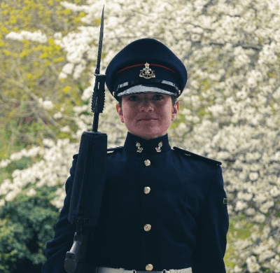 Photo of Rebecca smiling towards the camera