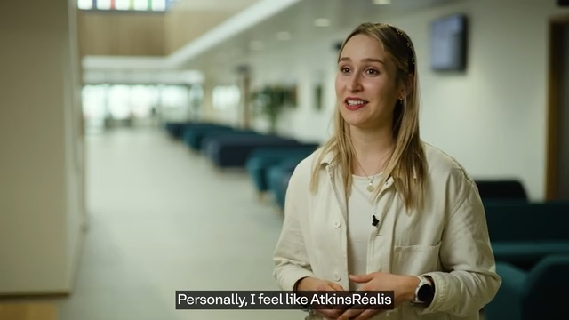 Picture of Anna talking in a video