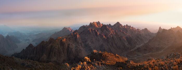 mountains in Saudi Arabia