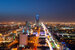 Saudi Arabia city landscape at night