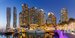 Dubai Marina and Harbour skyline