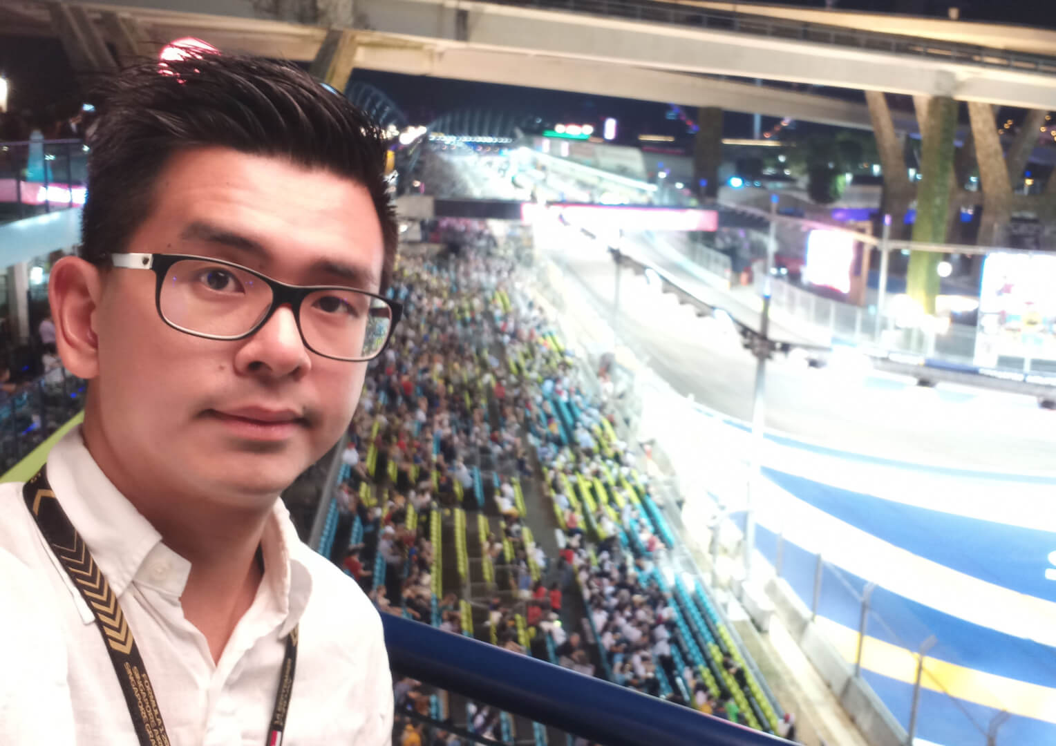 Atlas at Formula 1 Singapore Grand Prix where he has been the ESG and sustainability subject matter expert for the client since 2022