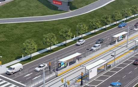 image of the planned Eglington crosstown light rail transit