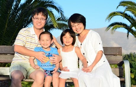 Image of Anna with her family