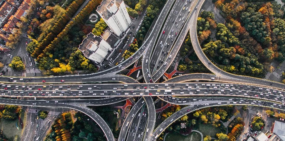 image of a motorway crossing
