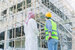 An architect in the Middle East observing a project