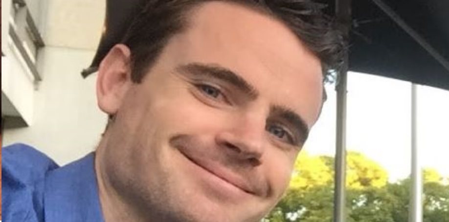 this is a image of David smiling