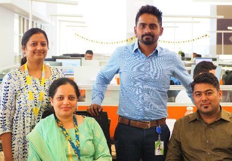 professional team members in India