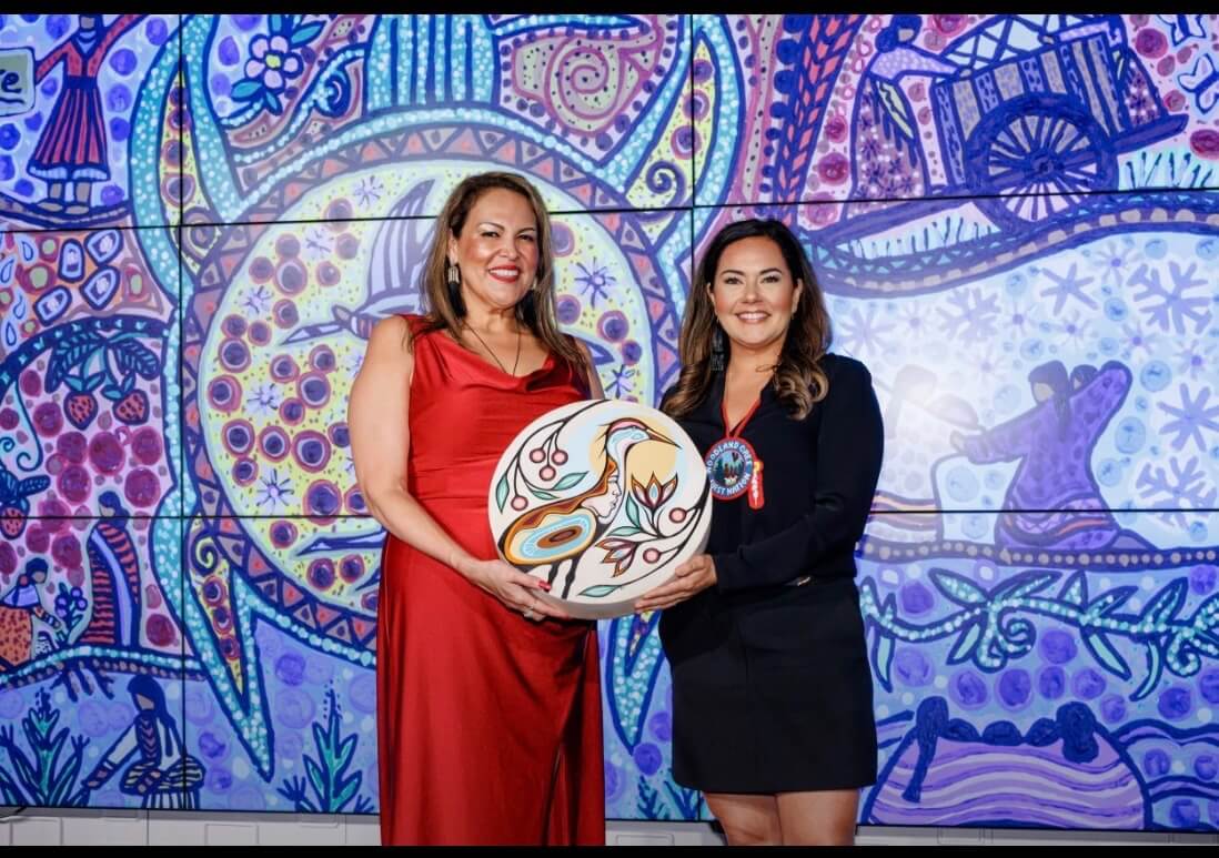 team sitting around lunch table