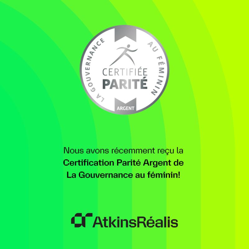 AtkinsRéalis Certification Parité Argent de la Gouvernance au Féminin