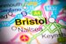 Bristol, UK, on the map