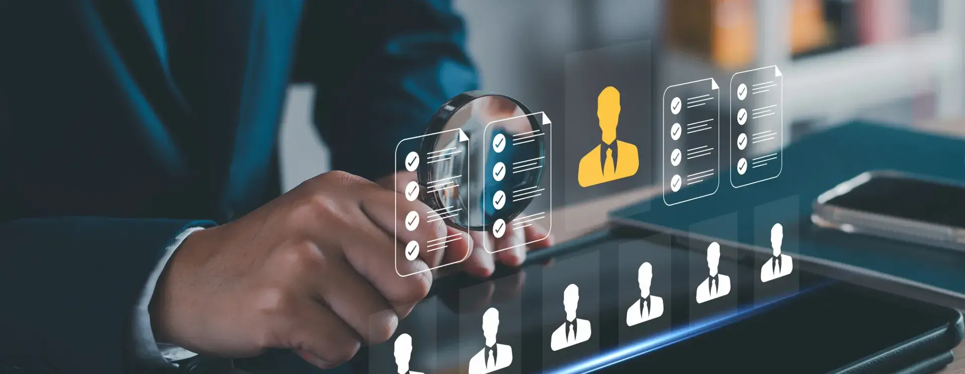 Contractor Management on screen