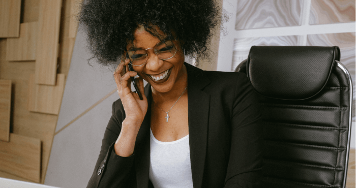 Woman on Telephone