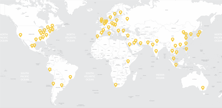 SABIC operates in more than 50 countries, and manufactures on a global scale in the Americas, Europe, Middle East and Asia Pacific.