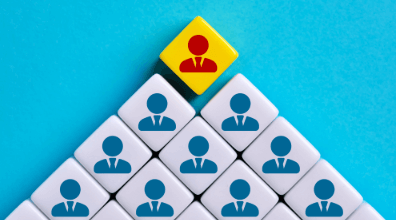 Pyramid of people emojis