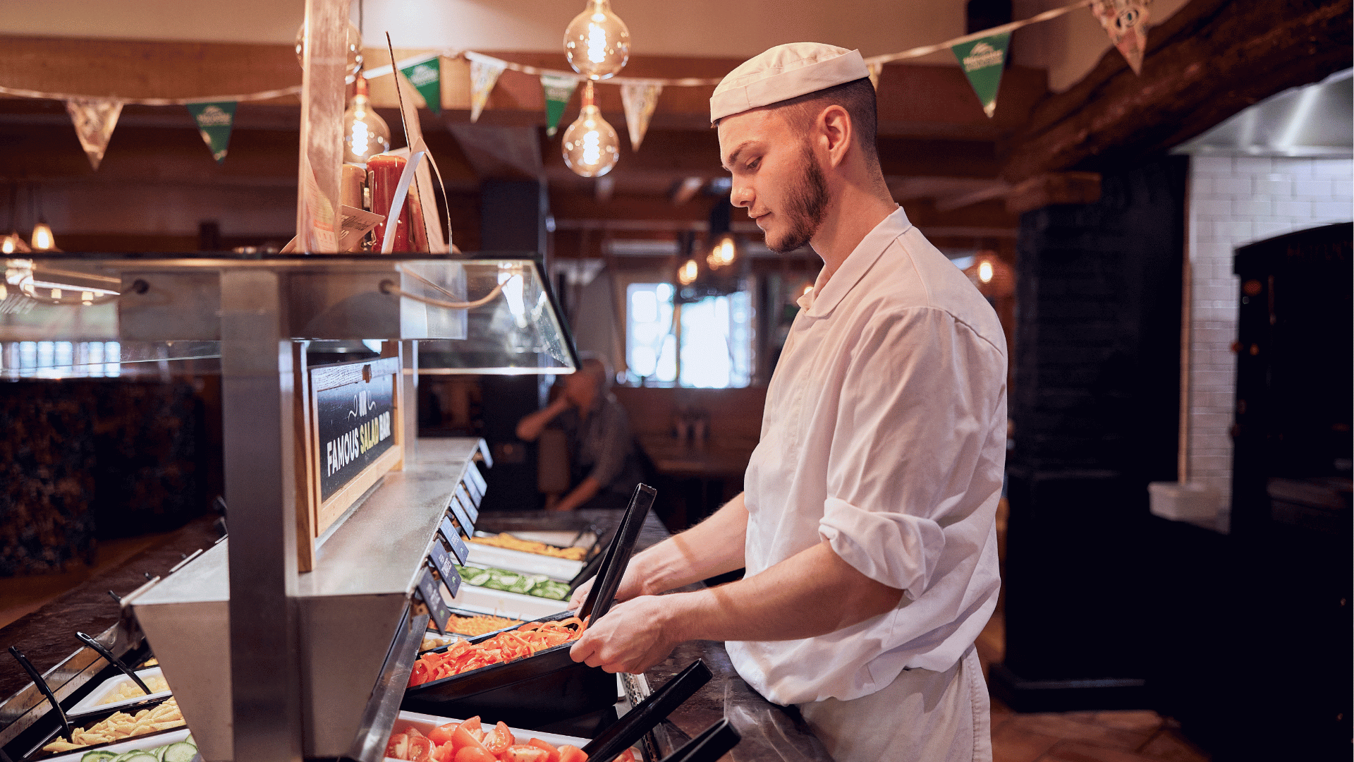 3 chefs in a kitchen