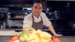 male chef cooking in a kitchen
