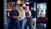 image of glasgow team standing at bar 