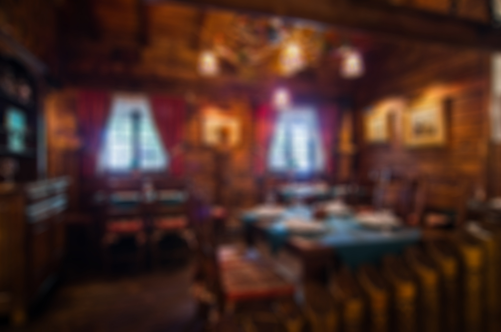 blurred image of pub