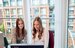 manchester M&B employees sitting at desk looking at laptop