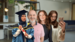 A picture of Habiba, Greig and Gina on a blue background