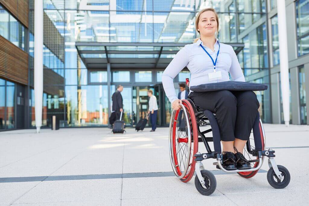 Empowered handicapable worker at IQVIA