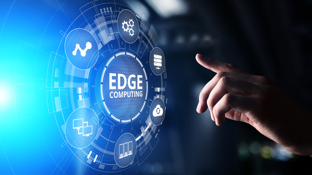 finger hovering above edge computing on virtual screen