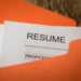 Image of a resume
