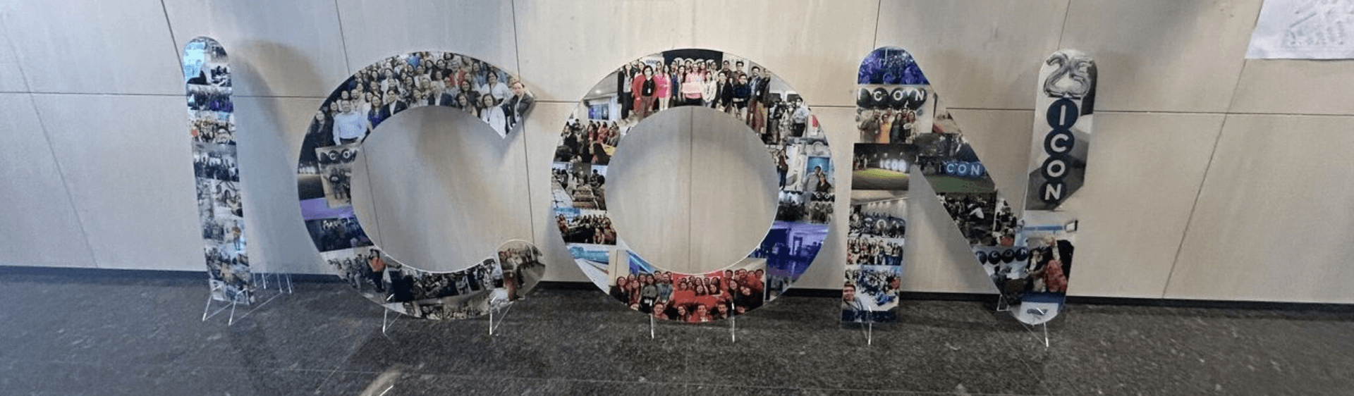 Montage of images in the space of ICON