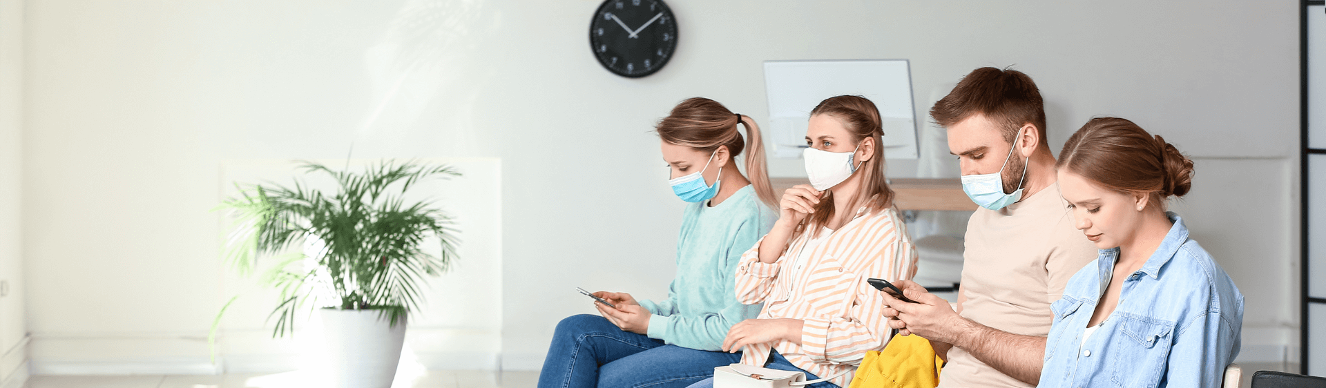Patients in waiting room