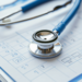 Stethoscope on paper