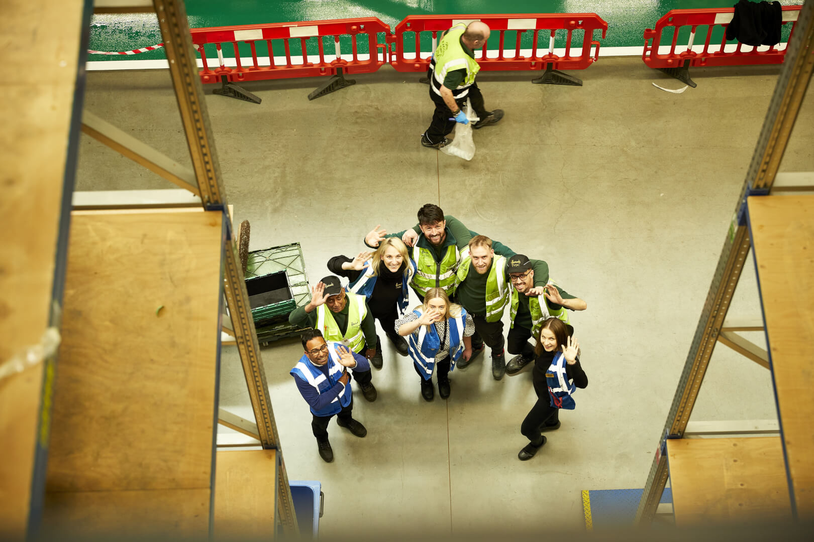 image of harrods airport staff smiling
